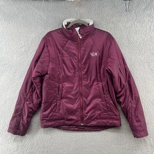 Mountain HardWear Quilted Puffer Jacket Women's Large Purple